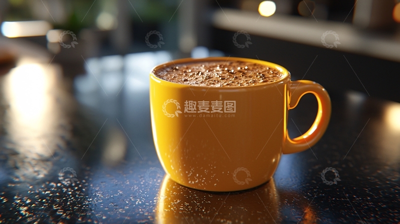 高清大图下载【趣麦麦图】一杯热巧克力