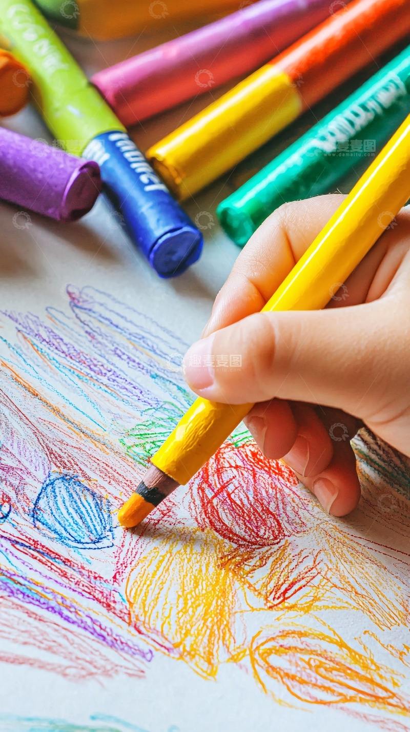 高清大图下载【趣麦麦图】儿童绘画