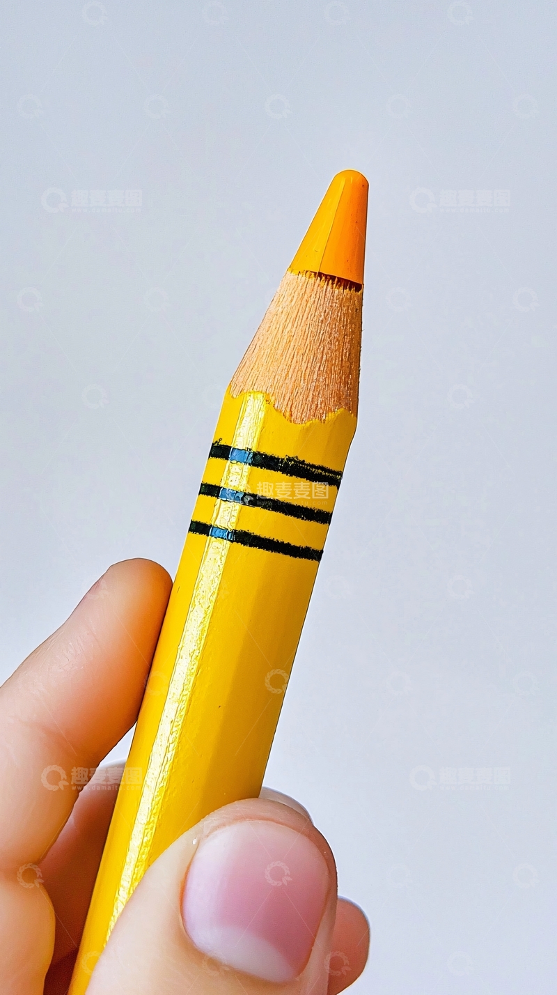 高清大图下载【趣麦麦图】黄色铅笔