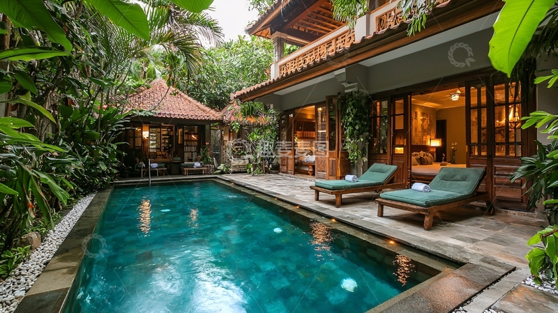 高清大图下载【趣麦麦图】巴厘岛度假别墅