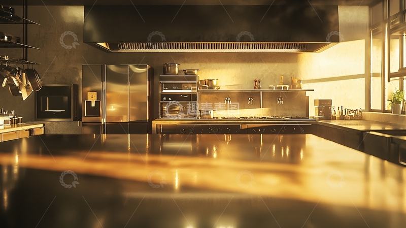 高清大图下载【趣麦麦图】高端大气现代化厨房