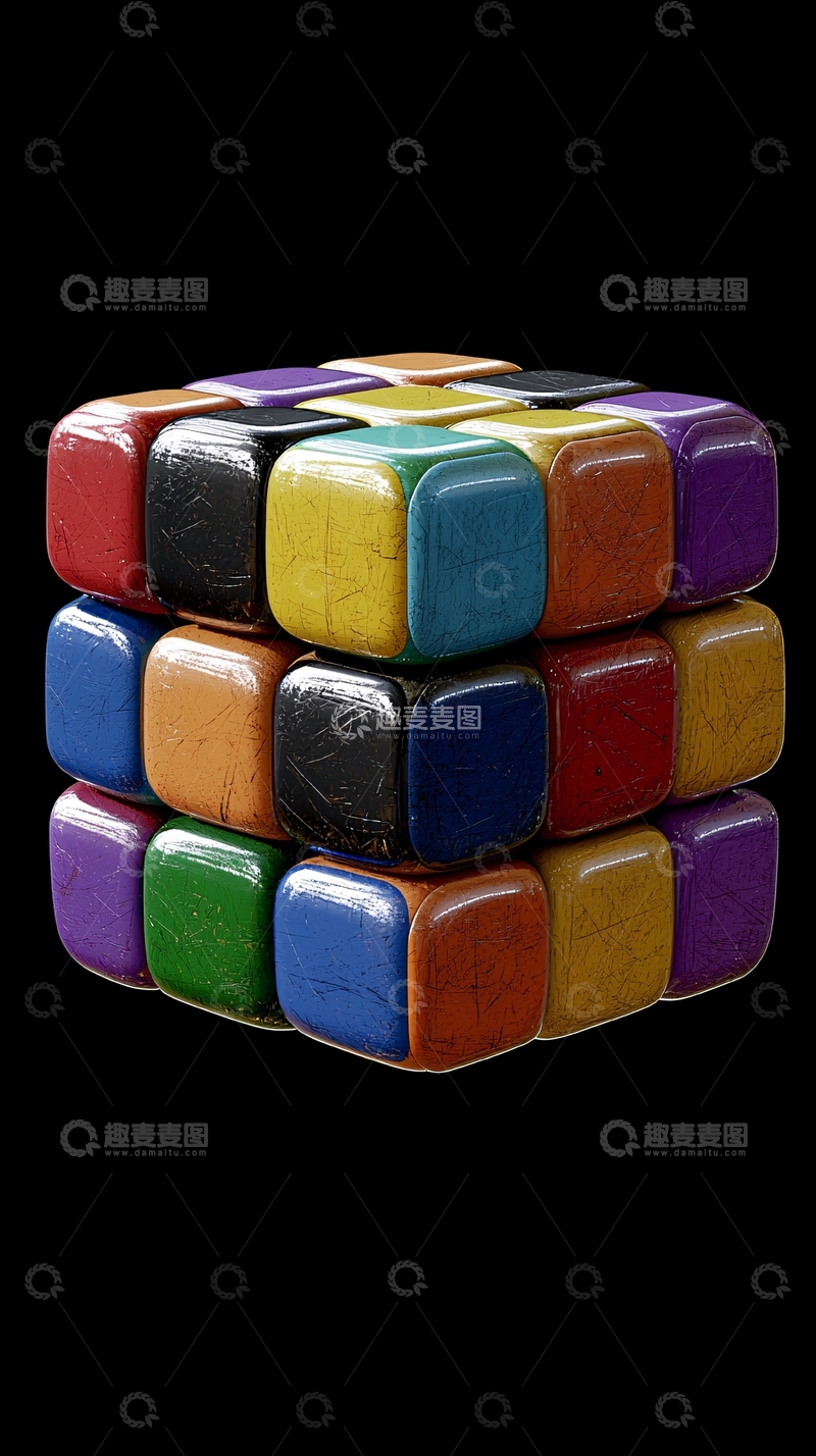 高清大图下载【趣麦麦图】魔方