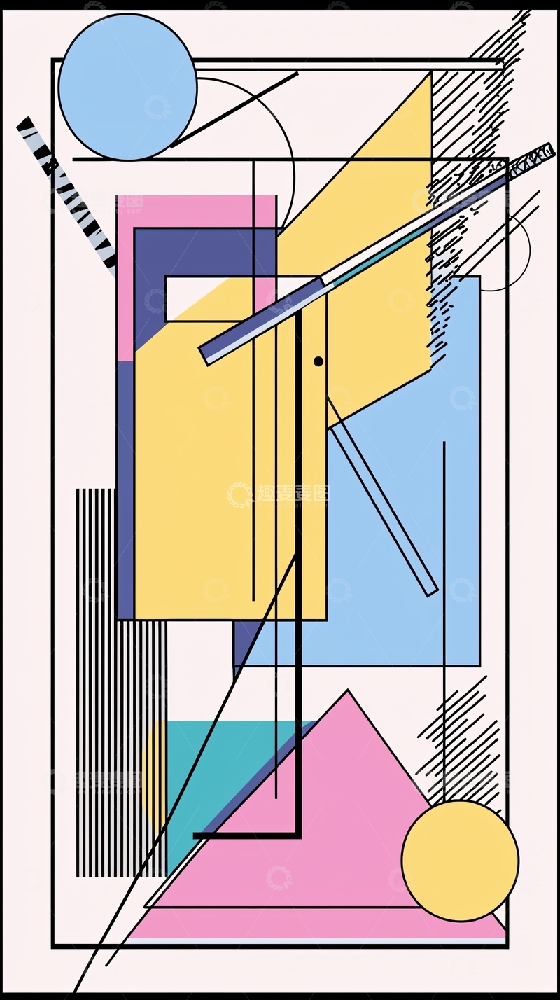 高清大图下载【趣麦麦图】抽象几何图形