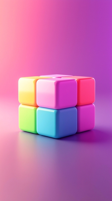 彩色积木方块