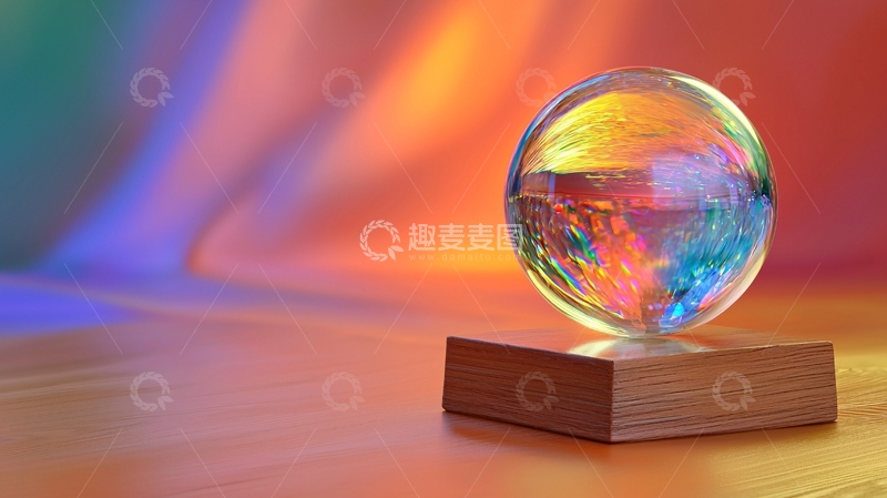 高清大图下载【趣麦麦图】彩色水晶球