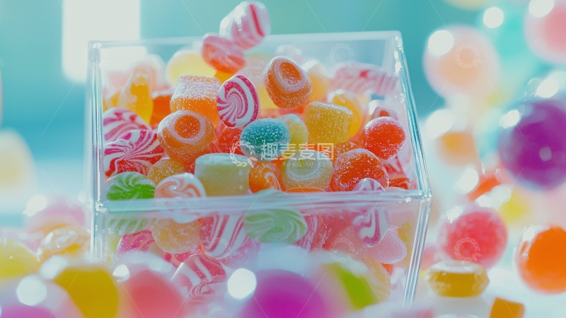 高清大图下载【趣麦麦图】-彩色糖果