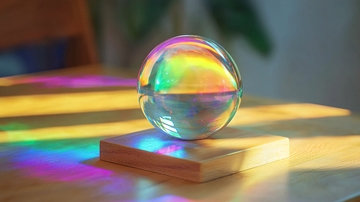 彩虹光球