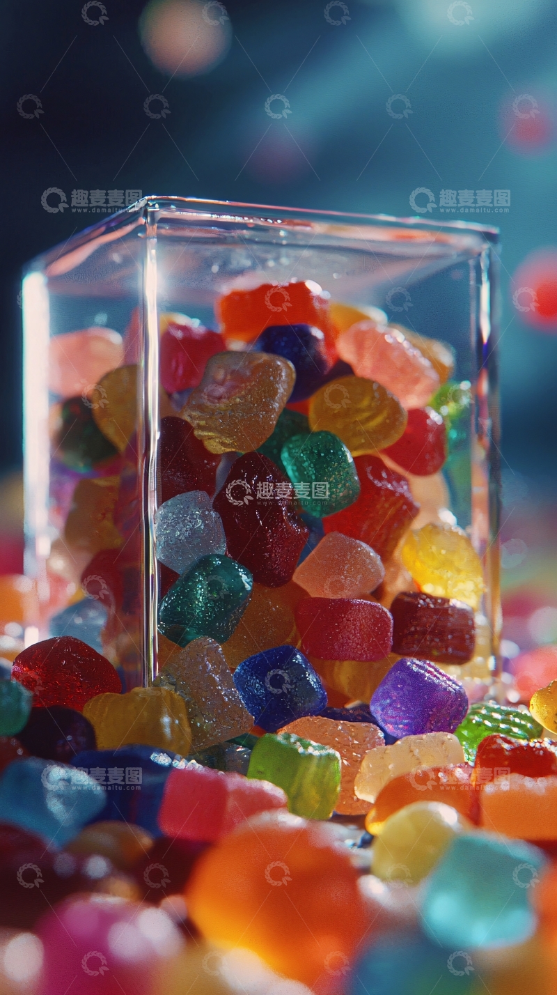 高清大图下载【趣麦麦图】-彩色糖果