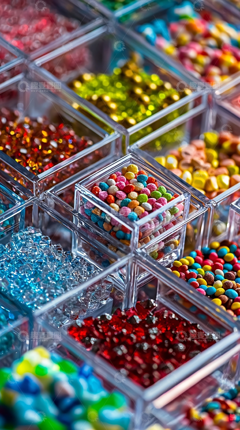 高清大图下载【趣麦麦图】彩色糖珠