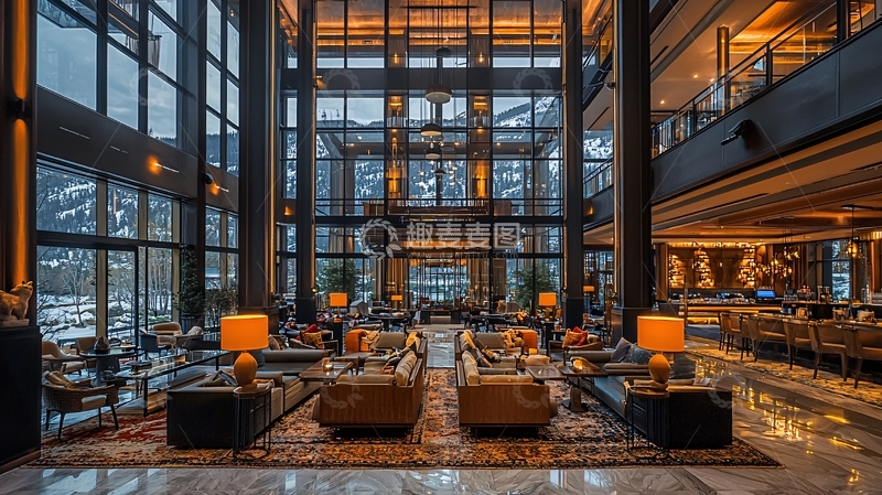 高清大图下载【趣麦麦图】奢华酒店大堂22