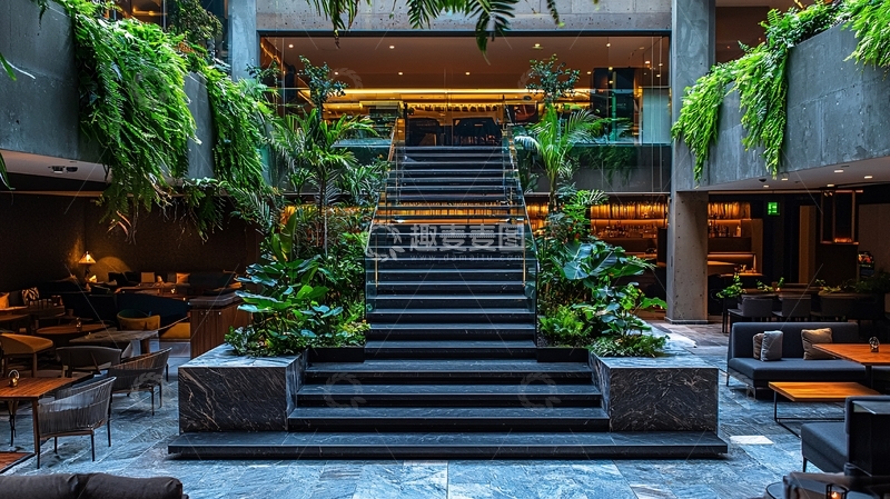 高清大图下载【趣麦麦图】室内楼梯