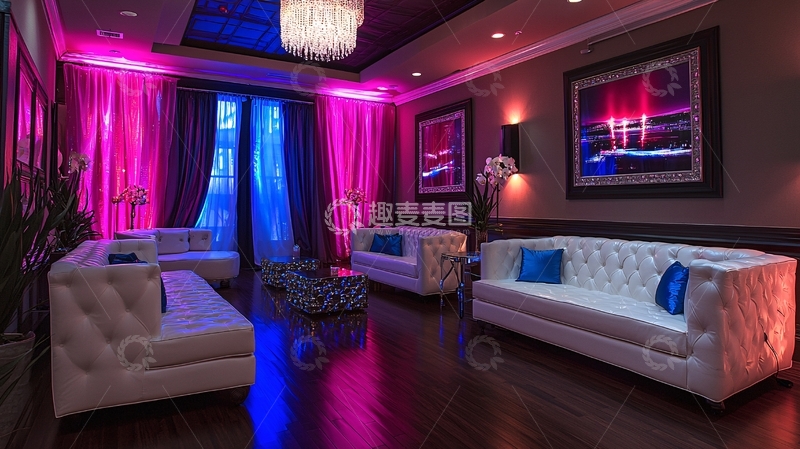高清大图下载【趣麦麦图】奢华现代风格休息室