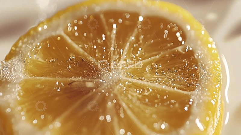 高清大图下载【趣麦麦图】柠檬切片特写