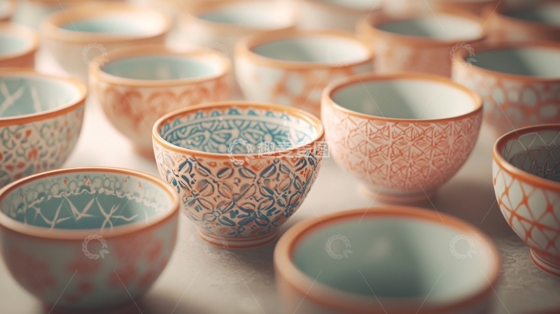 高清大图下载【趣麦麦图】精美陶瓷小碗