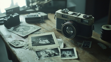 旧相机和老照片