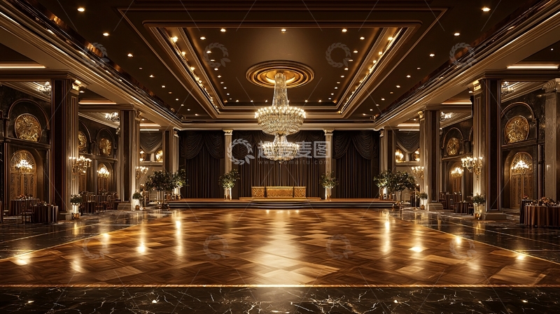 高清大图下载【趣麦麦图】奢华宴会厅