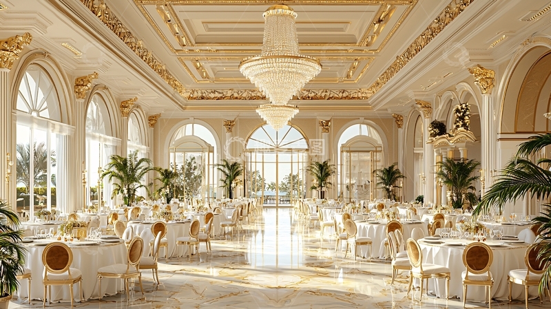 高清大图下载【趣麦麦图】奢华酒店餐厅