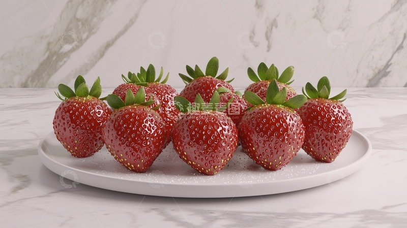 高清大图下载【趣麦麦图】新鲜草莓5