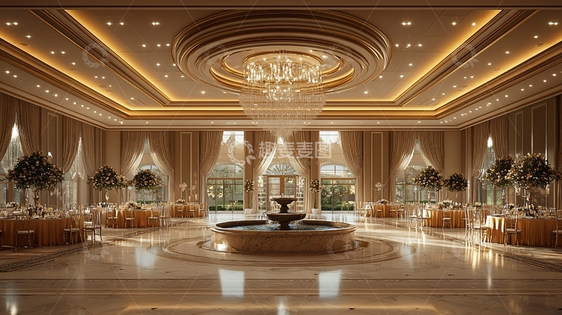 高清大图下载【趣麦麦图】富丽堂皇的宴会厅