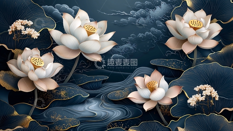 高清大图下载【趣麦麦图】高雅荷花