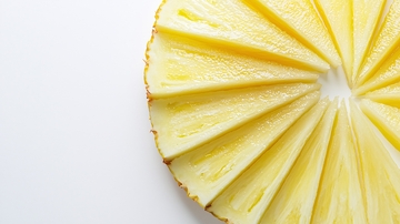 菠萝切片特写