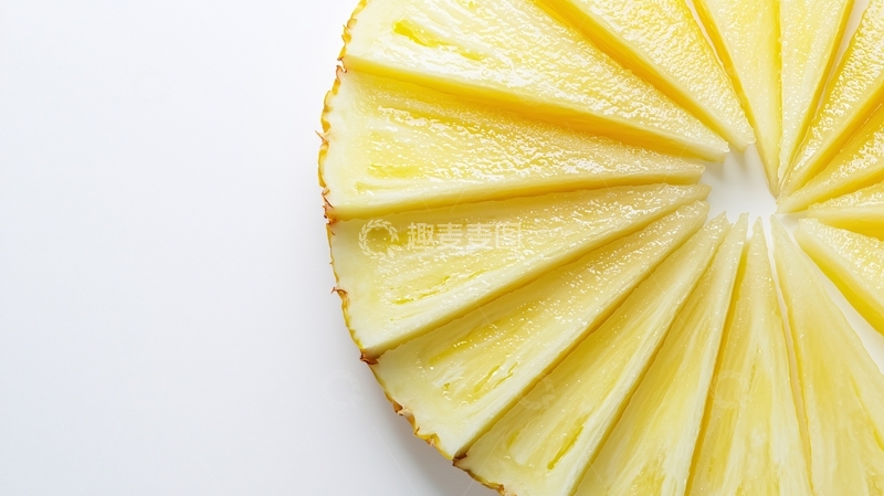 高清大图下载【趣麦麦图】菠萝切片特写