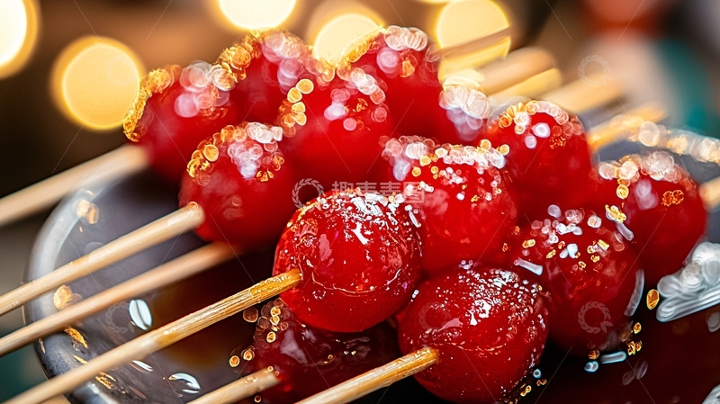 高清大图下载【趣麦麦图】传统糖葫芦