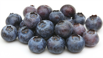 蓝莓堆积特写图片