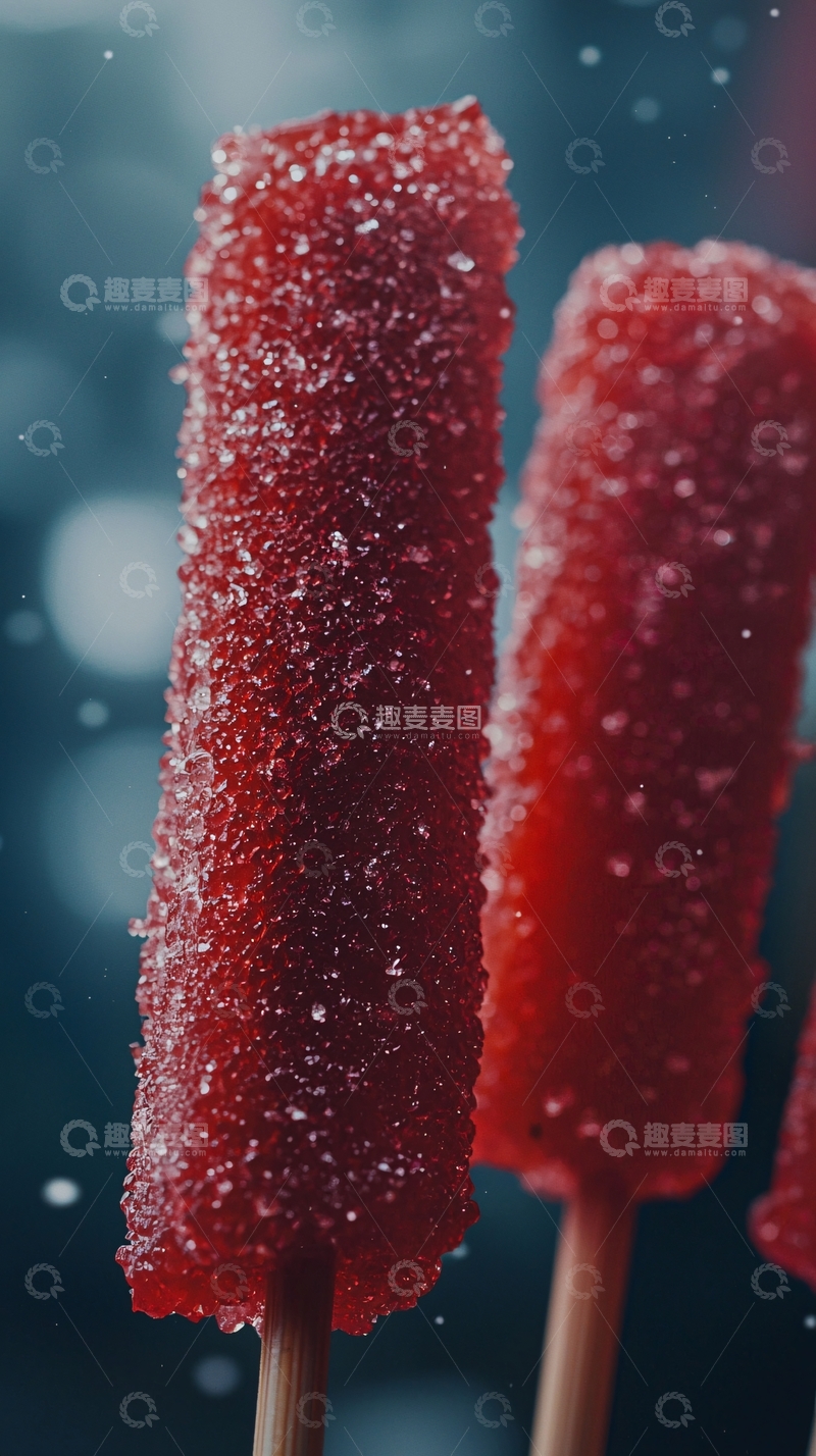 高清大图下载【趣麦麦图】红糖冰棍特写