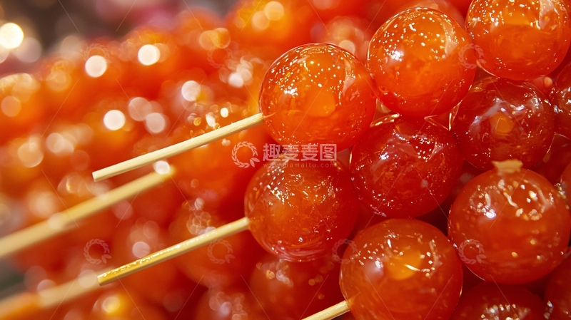 高清大图下载【趣麦麦图】传统糖葫芦