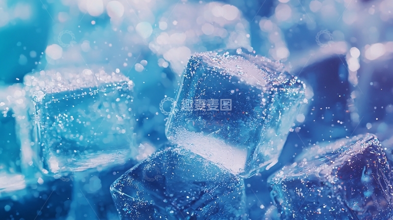 高清大图下载【趣麦麦图】冰块特写