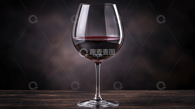 高清大图下载【趣麦麦图】红酒杯中醇厚红酒