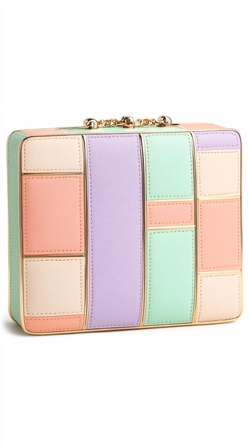 拼色小方包