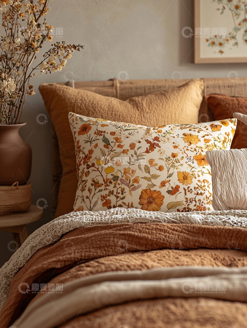 高清大图下载【趣麦麦图】秋日暖阳的卧室