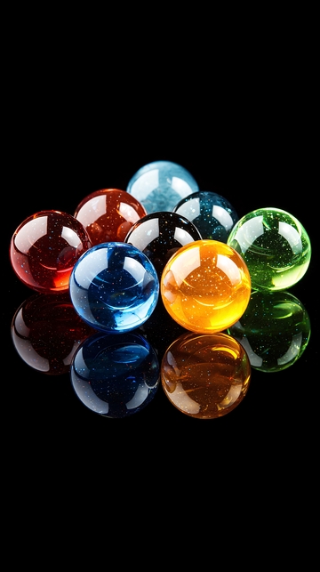 彩色玻璃球