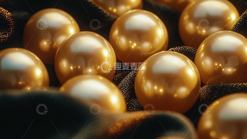 高清大图下载【趣麦麦图】金色珍珠