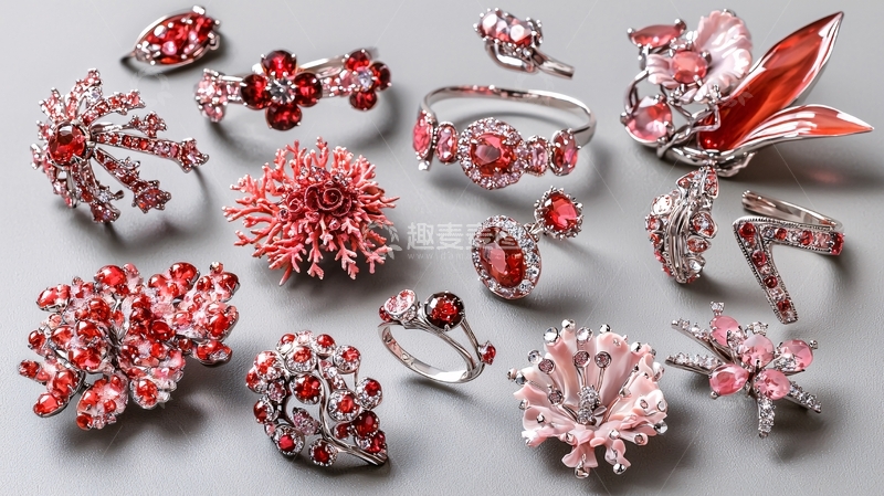 高清大图下载【趣麦麦图】红宝石首饰