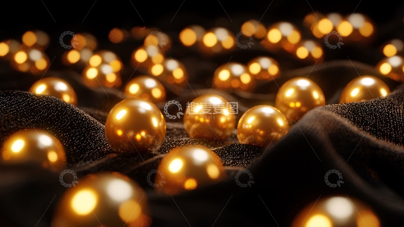 高清大图下载【趣麦麦图】金色珍珠