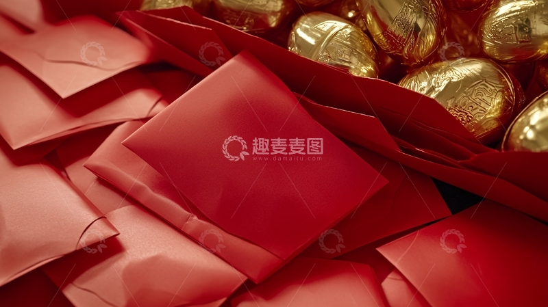 高清大图下载【趣麦麦图】红色包装巧克力糖果