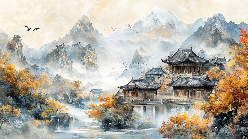 高清大图下载【趣麦麦图】水墨画