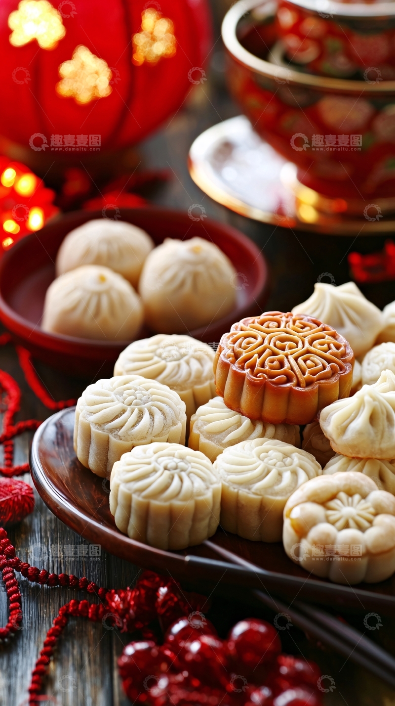 高清大图下载【趣麦麦图】中式糕点