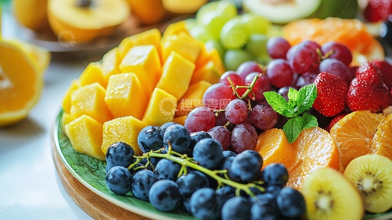 高清大图下载【趣麦麦图】新鲜水果拼盘