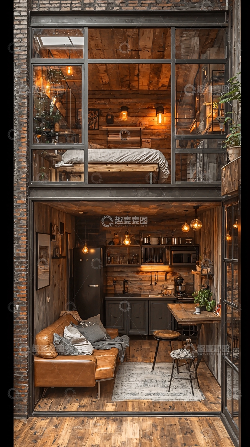 高清大图下载【趣麦麦图】loft公寓