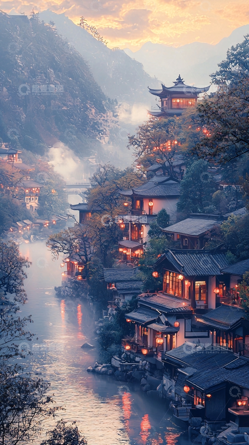 高清大图下载【趣麦麦图】水墨画