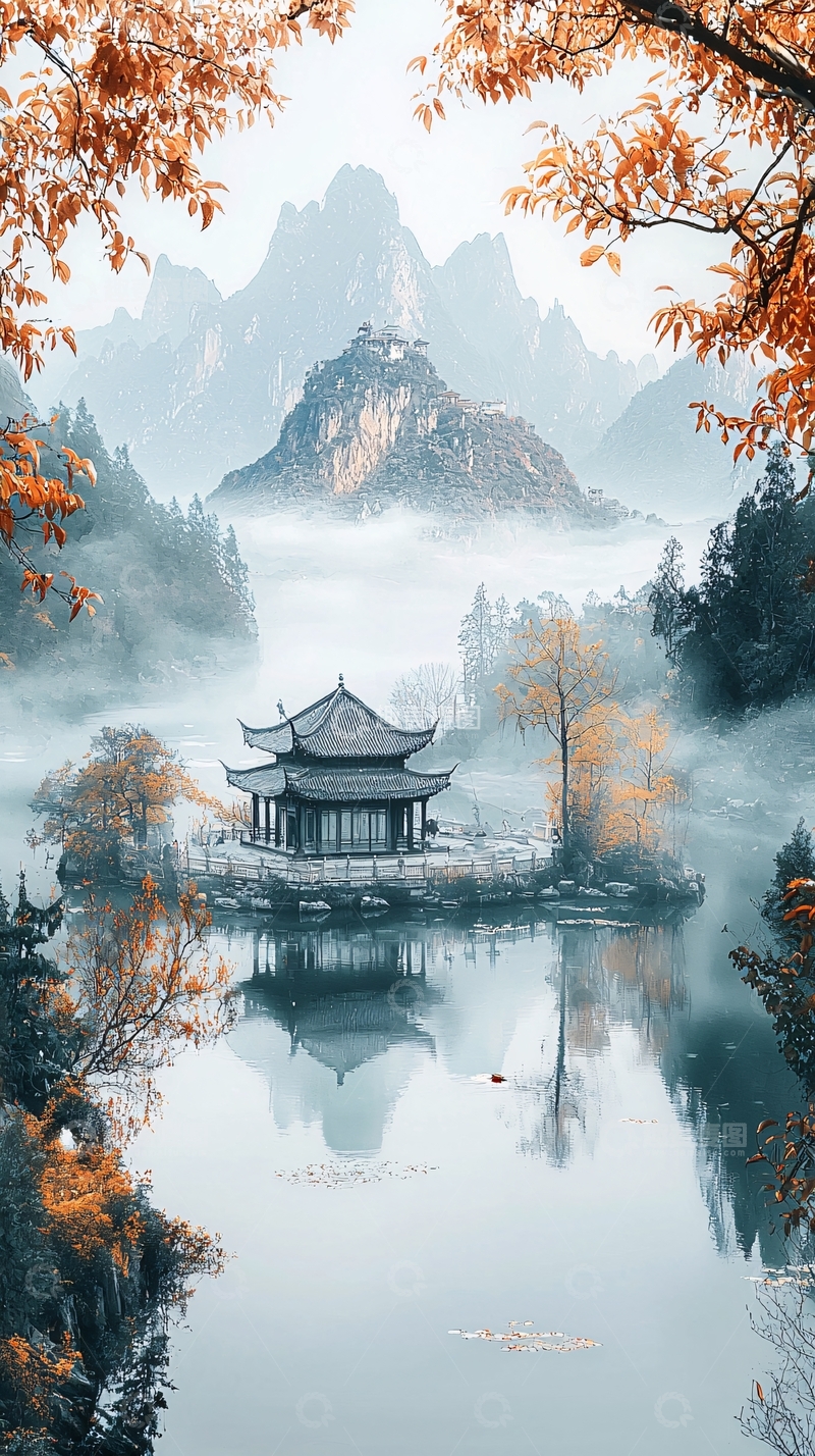 高清大图下载【趣麦麦图】水墨画