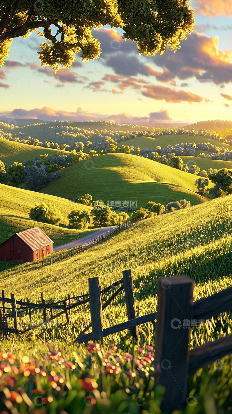 高清大图下载【趣麦麦图】田园风光130
