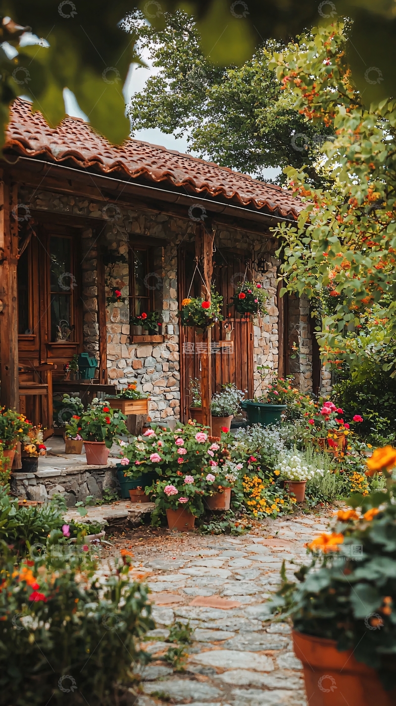 高清大图下载【趣麦麦图】石头小屋