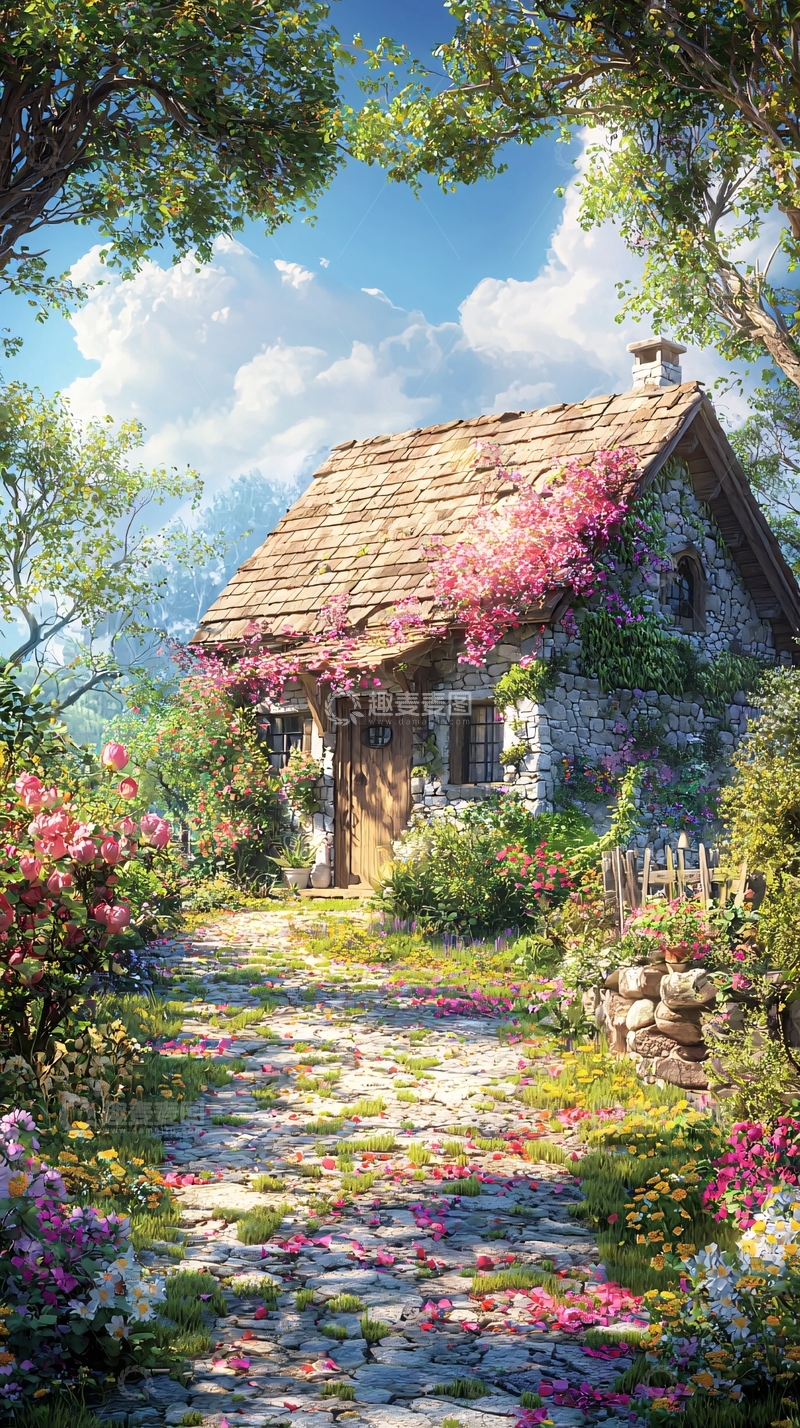 高清大图下载【趣麦麦图】梦幻小屋