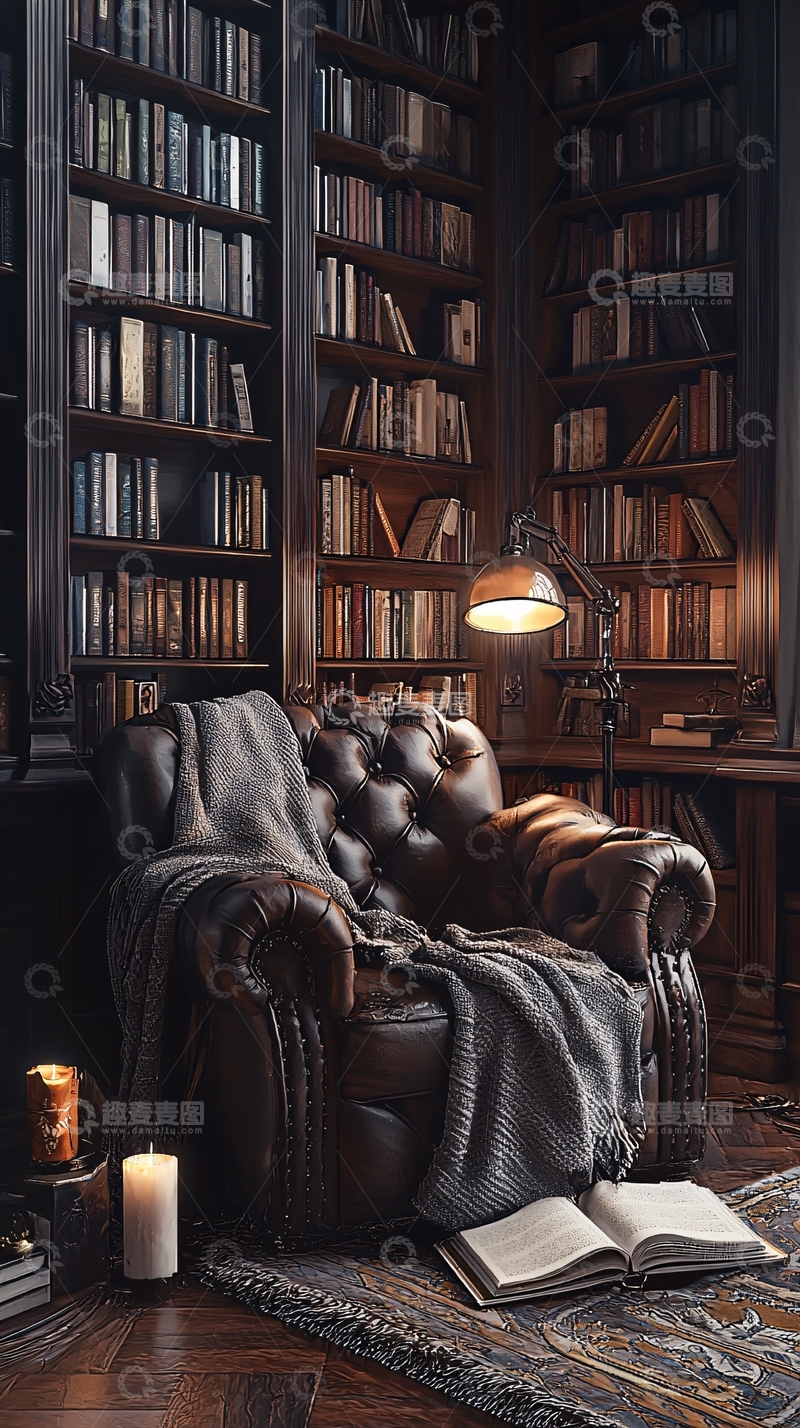 高清大图下载【趣麦麦图】书房