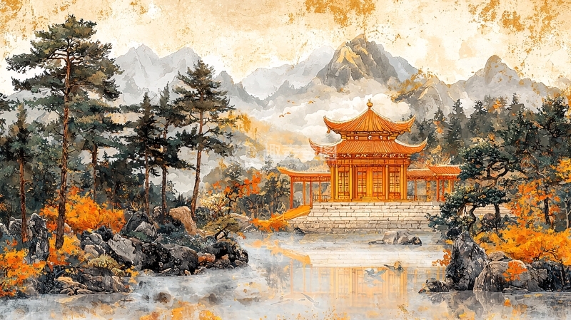 高清大图下载【趣麦麦图】水墨画